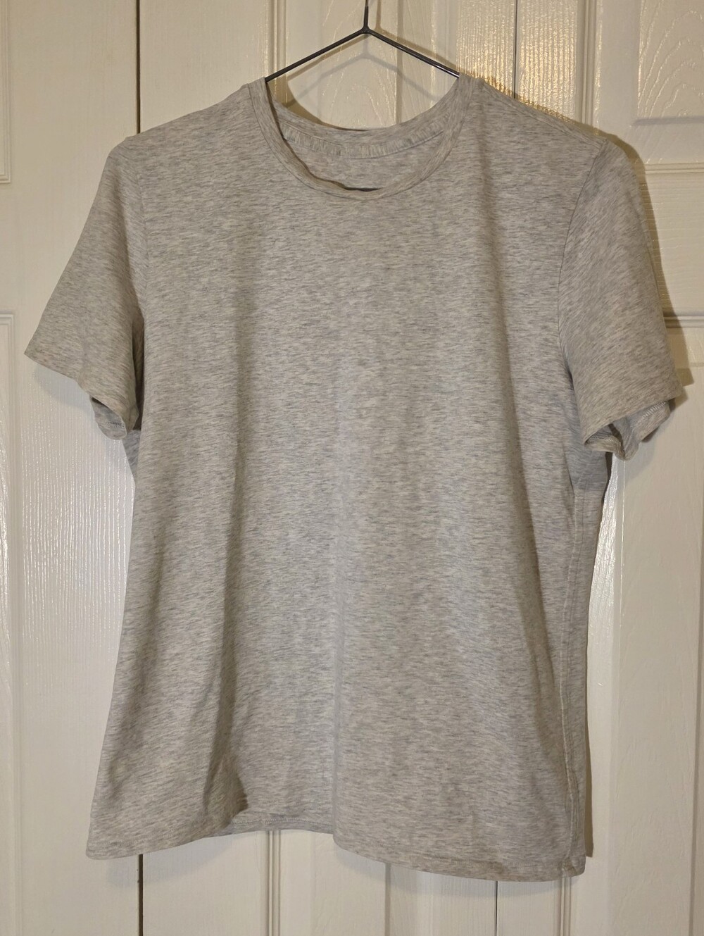 Lululemon Classic Crew Neck T‑Shirt — Light Heather Gray S-M